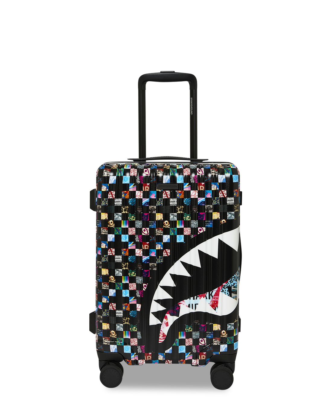 SPRAYGROUND® LUGGAGE CRAZY CHECK CARRY-ON LUGGAGE