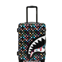 SPRAYGROUND® LUGGAGE CRAZY CHECK CARRY-ON LUGGAGE