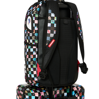 SPRAYGROUND® LUGGAGE CRAZY CHECK CARRY-ON LUGGAGE