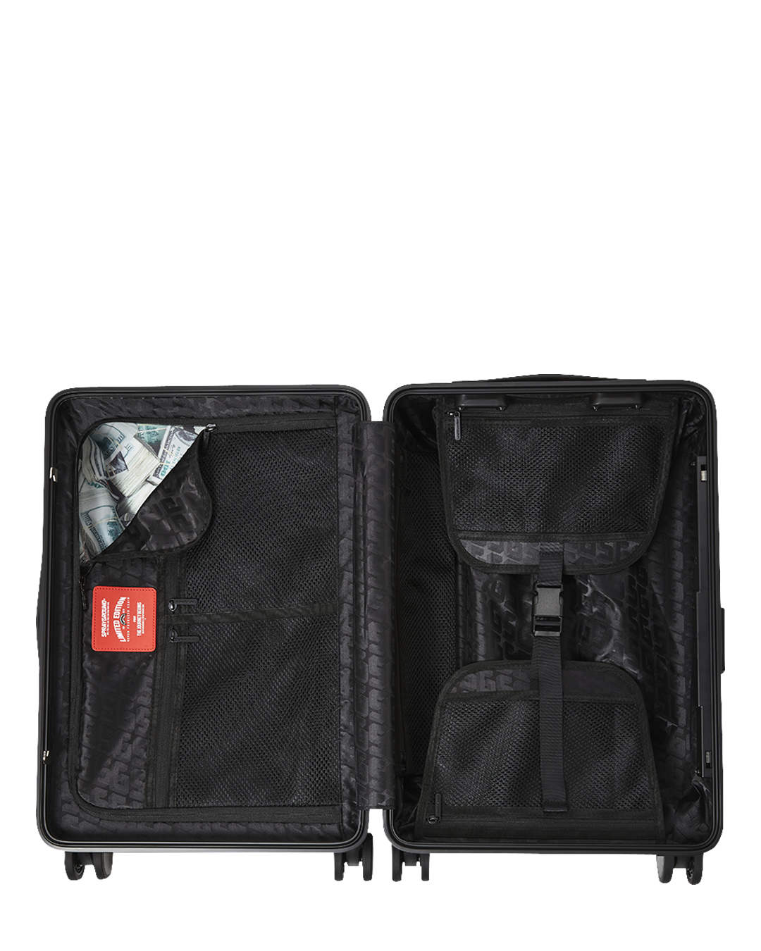 SPRAYGROUND® LUGGAGE CRAZY CHECK CARRY-ON LUGGAGE