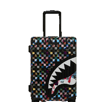 SPRAYGROUND® LUGGAGE CRAZY CHECK CARRY-ON LUGGAGE