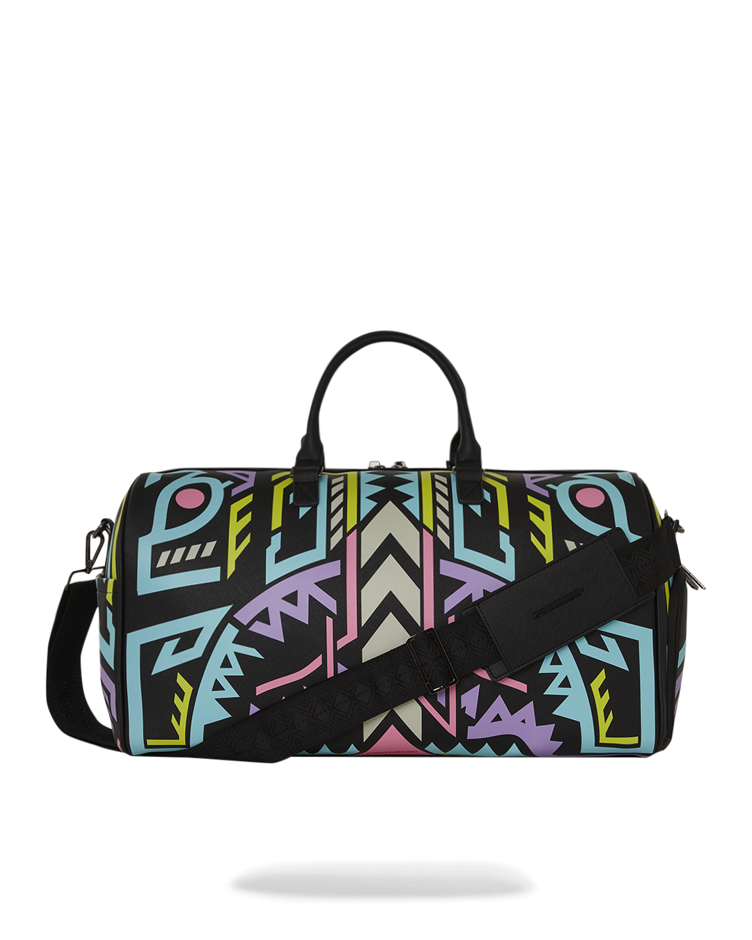 SPRAYGROUND® DUFFLE A.I. PATH TO THE FUTURE III DUFFLE - SANDFLOWER COLLAB (GLOW IN THE DARK)