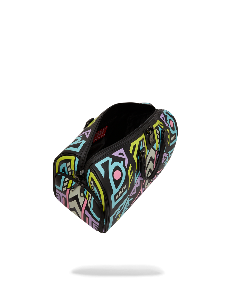 SPRAYGROUND® DUFFLE A.I. PATH TO THE FUTURE III DUFFLE - SANDFLOWER COLLAB (GLOW IN THE DARK)