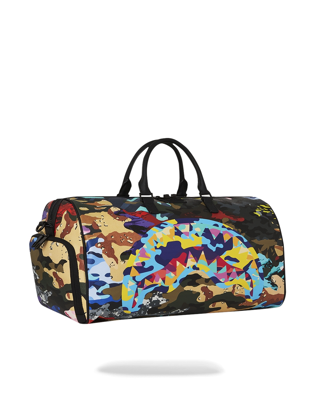 SPRAYGROUND® DUFFLE SLICED AND DICED CAMO DUFFLE