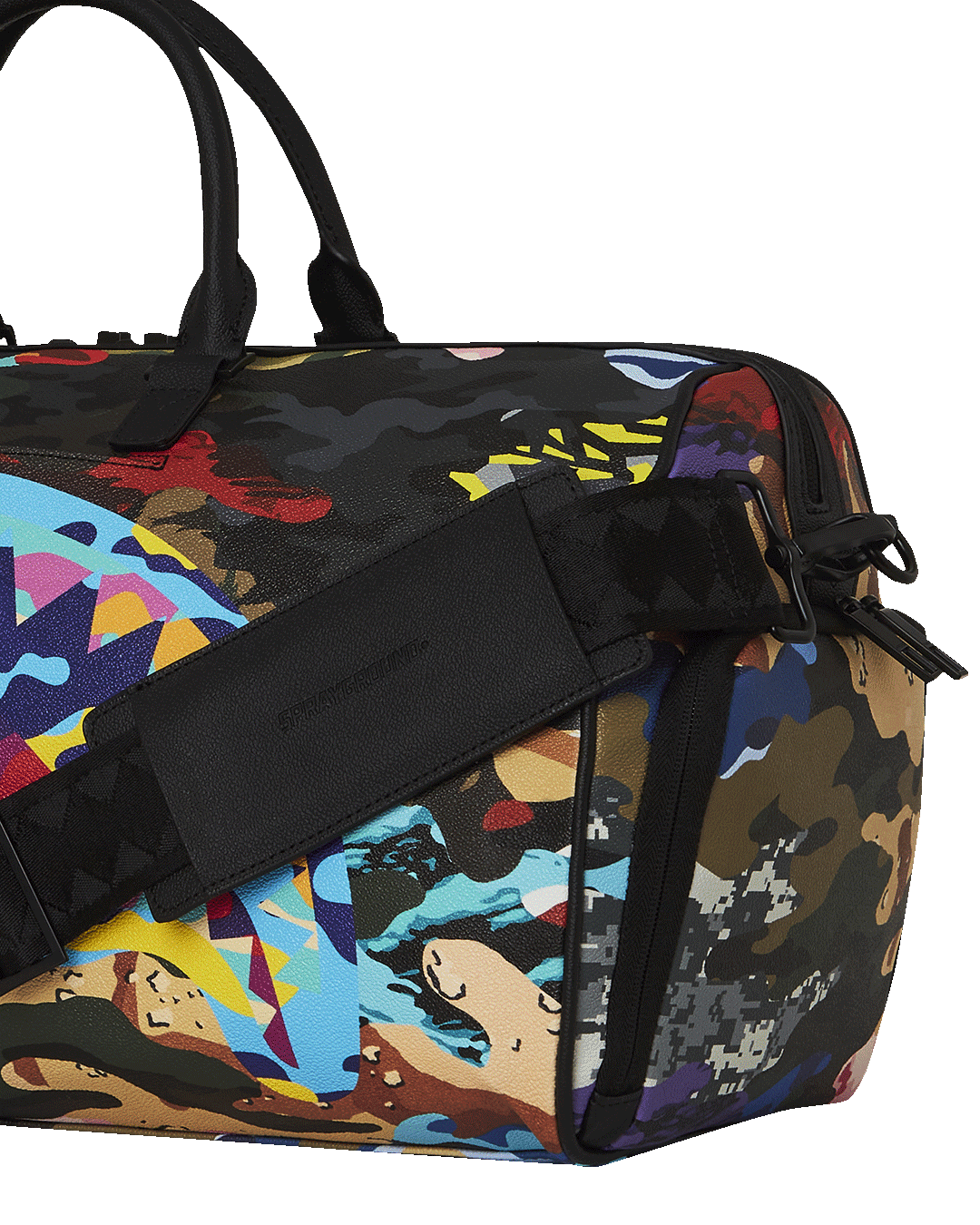 SPRAYGROUND® DUFFLE SLICED AND DICED CAMO DUFFLE