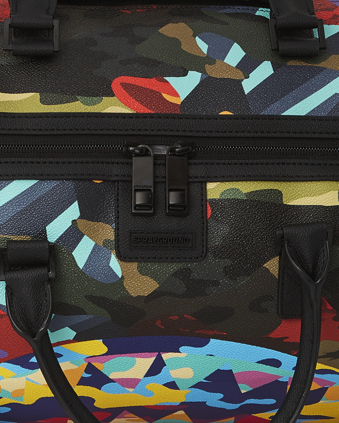 SPRAYGROUND® DUFFLE SLICED AND DICED CAMO DUFFLE