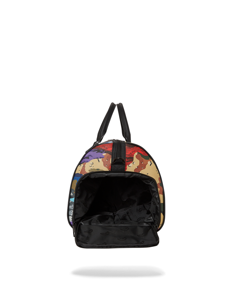 SPRAYGROUND® DUFFLE SLICED AND DICED CAMO DUFFLE