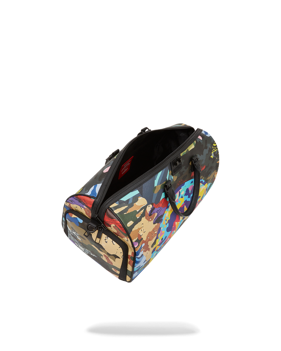 SPRAYGROUND® DUFFLE SLICED AND DICED CAMO DUFFLE