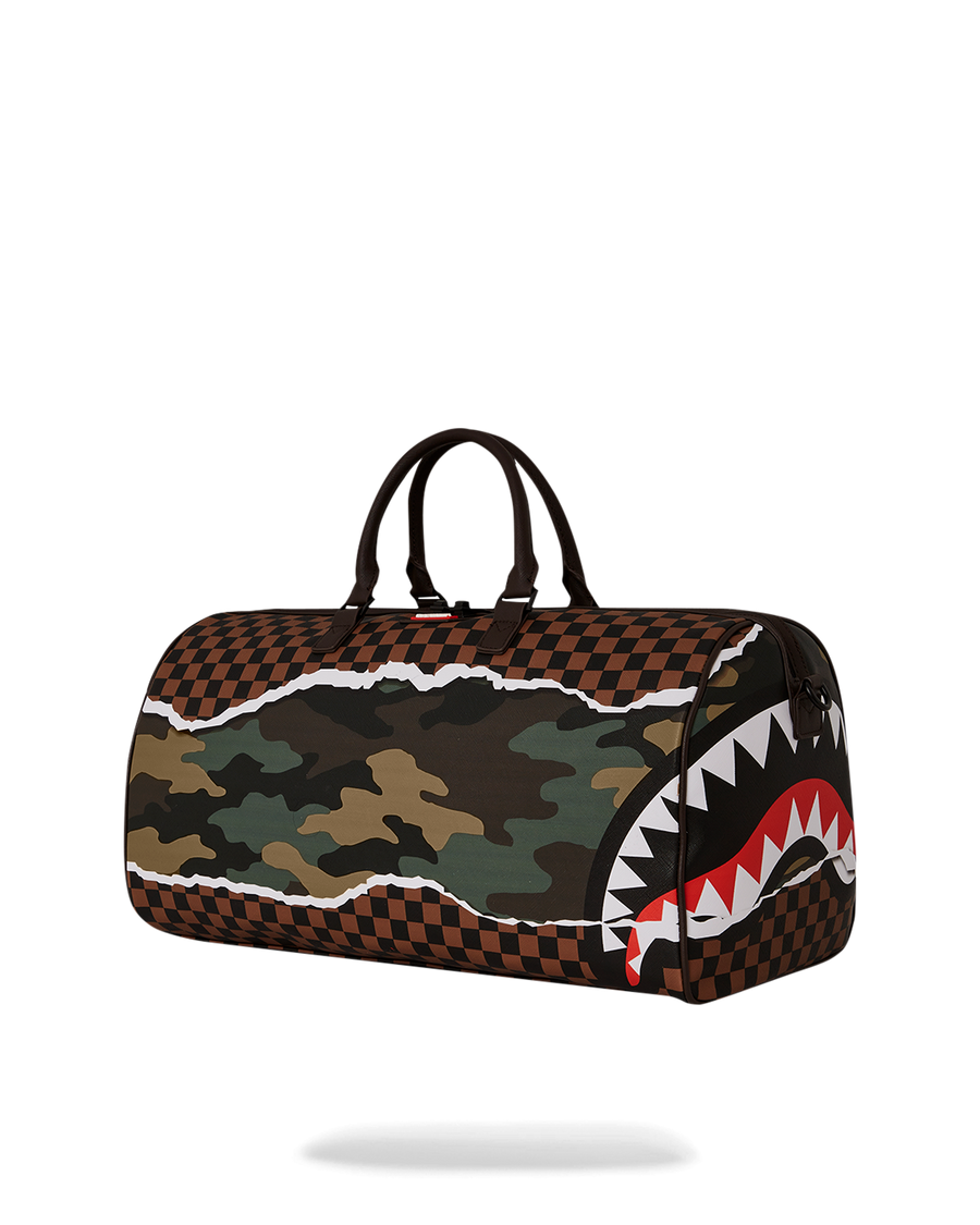 SPRAYGROUND® DUFFLE TEAR IT UP CAMO DUFFLE