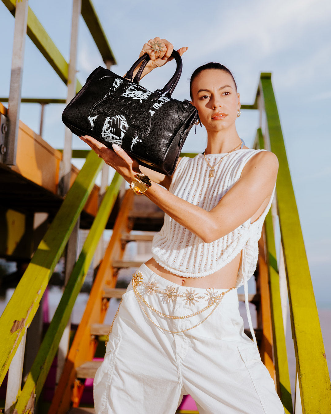 SPRAYGROUND® DUFFLE A.M.P.M PYRAMID MINI DUFFLE