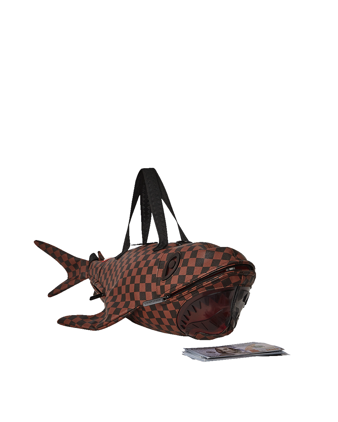SPRAYGROUND® DUFFLE SHARKS IN PARIS CLEAR FOR TAKEOFF SHARK MEDIUM DUFFLE