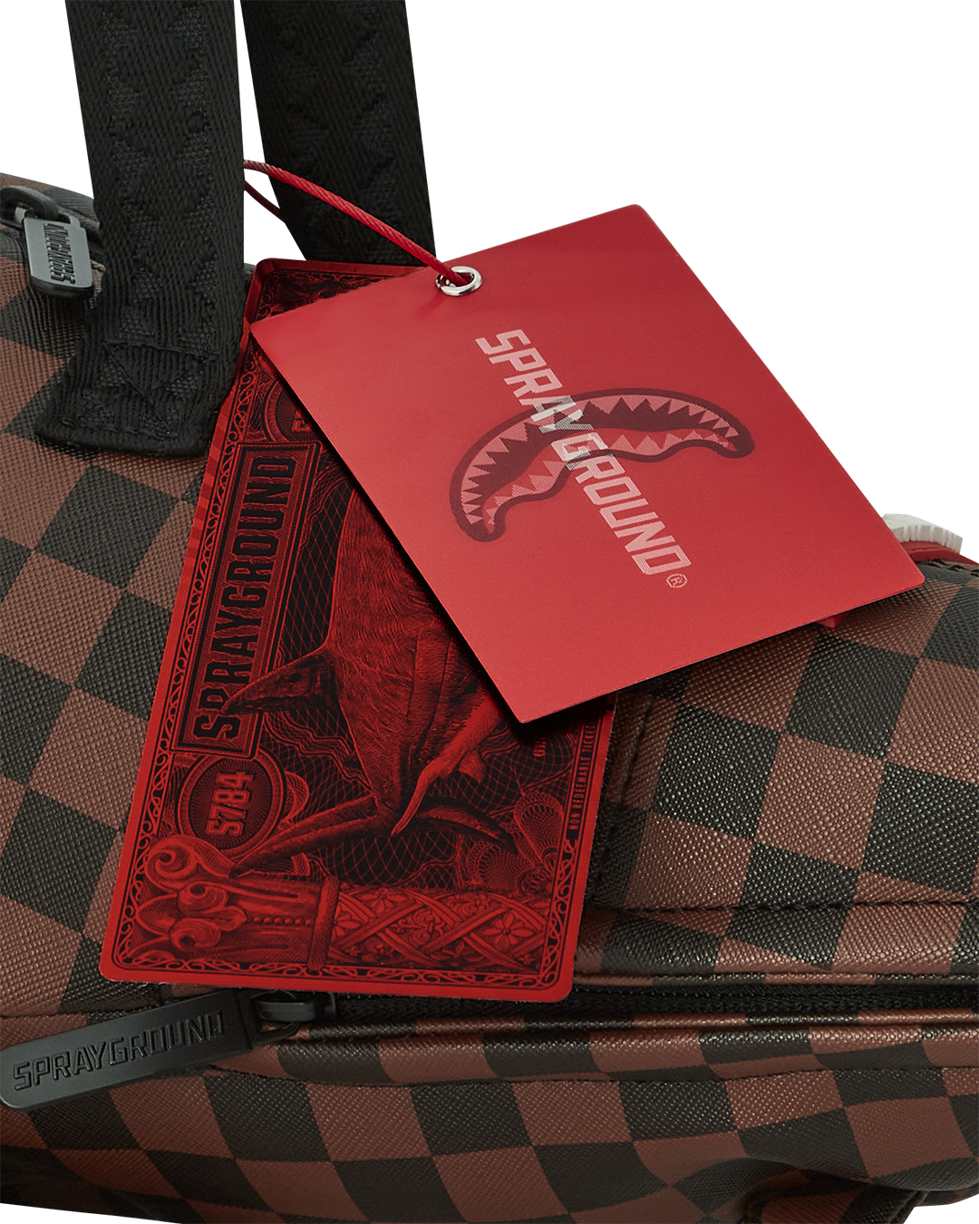SPRAYGROUND® DUFFLE SHARKS IN PARIS CLEAR FOR TAKEOFF SHARK MEDIUM DUFFLE