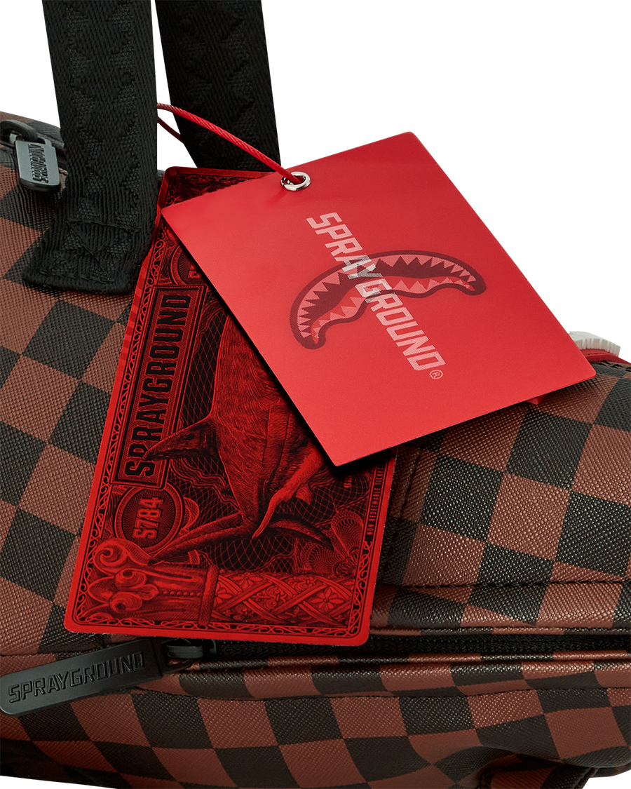 SPRAYGROUND® DUFFLE SHARKS IN PARIS CLEAR FOR TAKEOFF SHARK MEDIUM DUFFLE