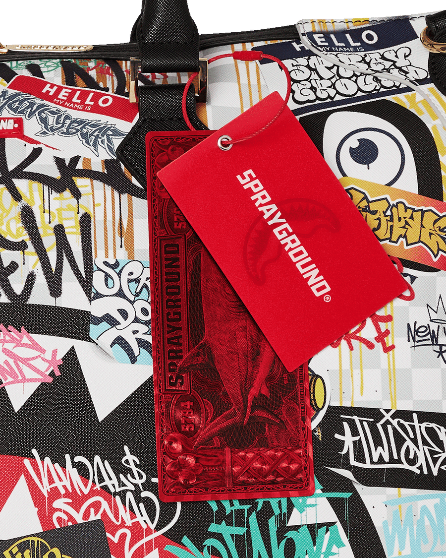 SPRAYGROUND® DUFFLE CREATE ANOTHER DAY PYRAMID DUFFLE