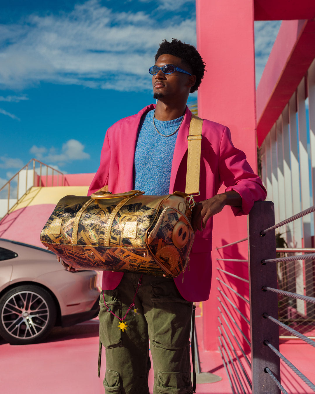 SQUID GAME COLLAB PIGGY BANK DUFFLE – SPRAYGROUND®