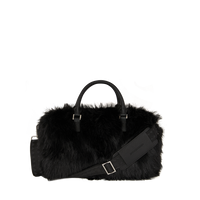 SPRAYGROUND® DUFFLE FUR CRAY BLACK MINI DUFFLE