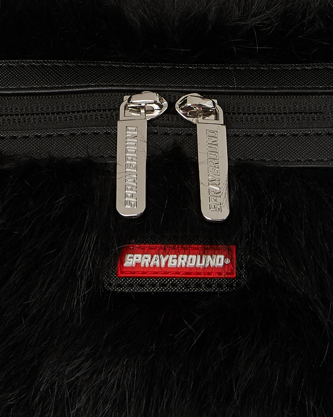SPRAYGROUND® DUFFLE FUR CRAY BLACK MINI DUFFLE