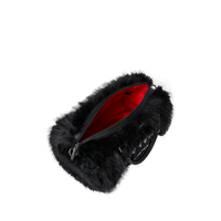 SPRAYGROUND® DUFFLE FUR CRAY BLACK MINI DUFFLE