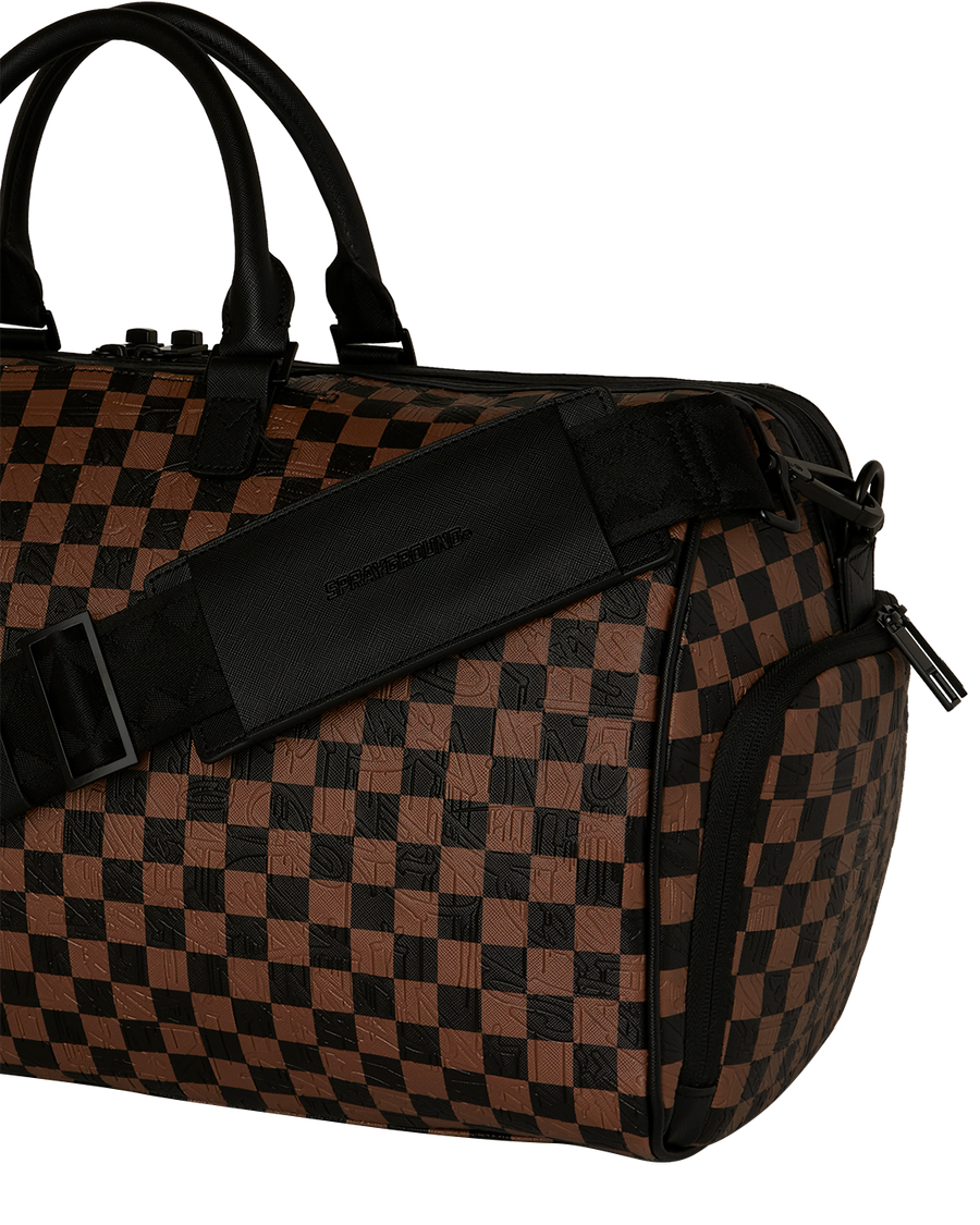 SPRAYGROUND® DUFFLE CHECK 2 EMBOSS DUFFLE