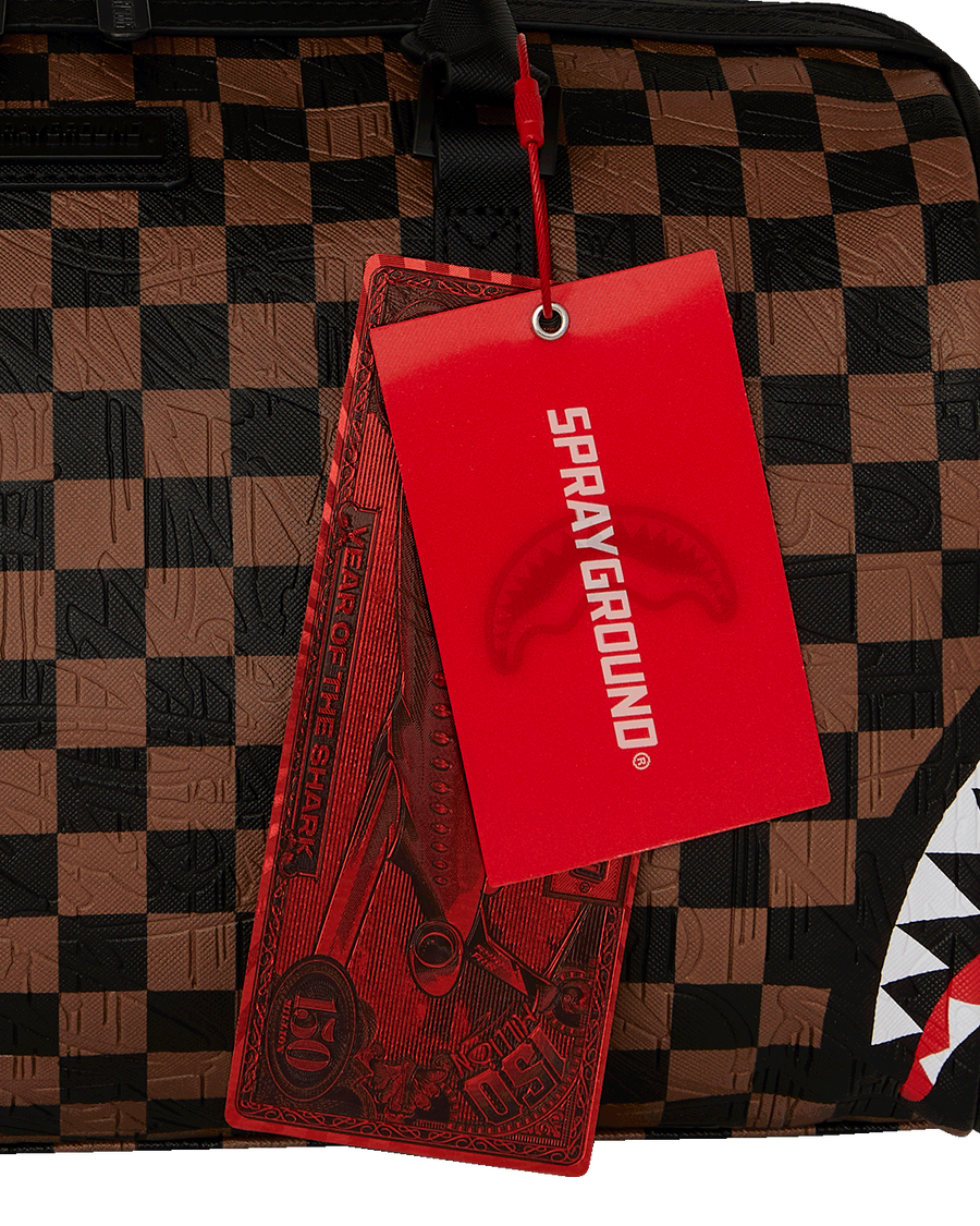 SPRAYGROUND® DUFFLE CHECK 2 EMBOSS MINI DUFFLE