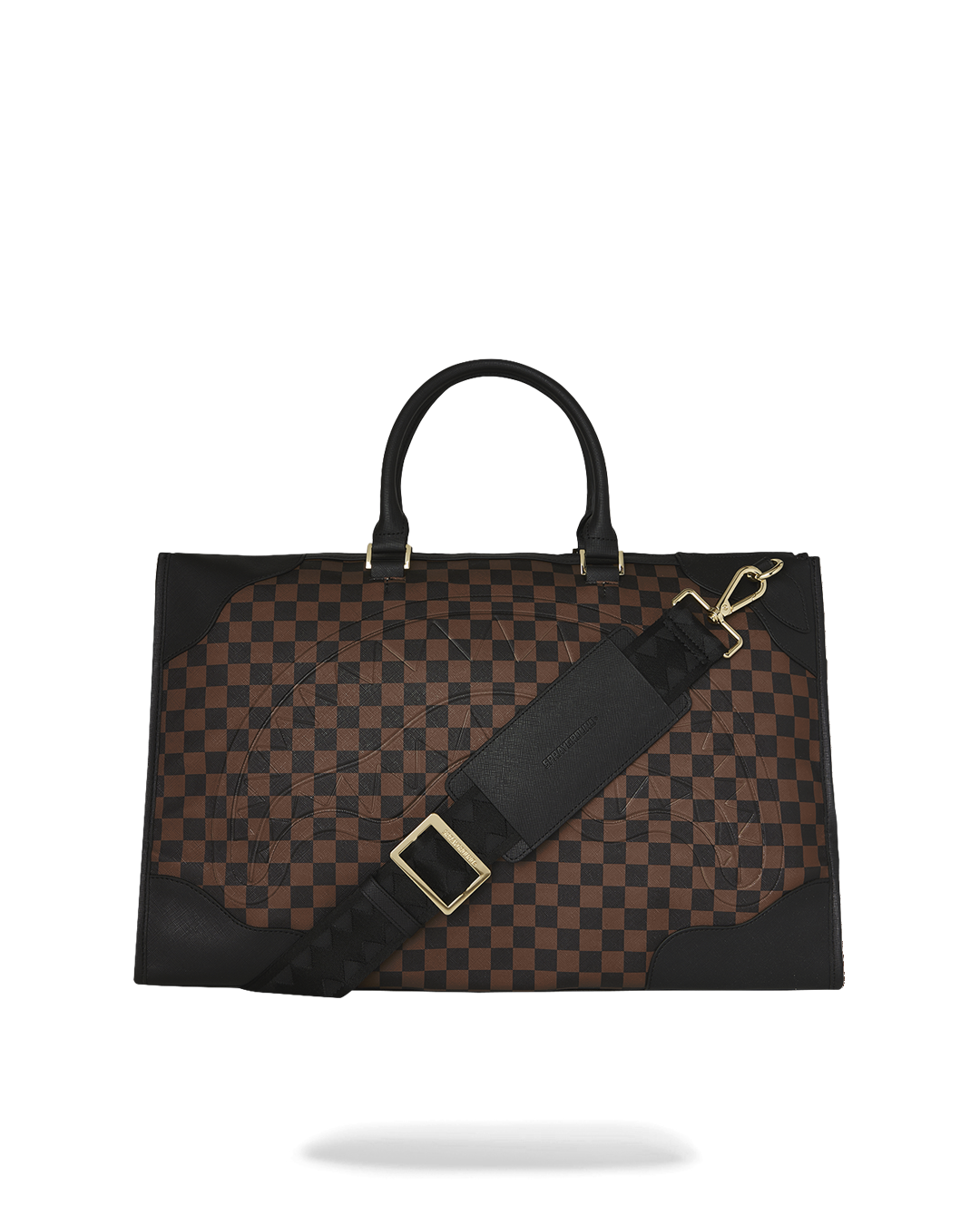 SPRAYGROUND® DUFFLE RED REDEMPTION PYRAMID DUFFLE