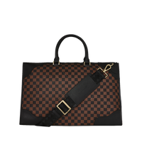 SPRAYGROUND® DUFFLE RED REDEMPTION PYRAMID DUFFLE