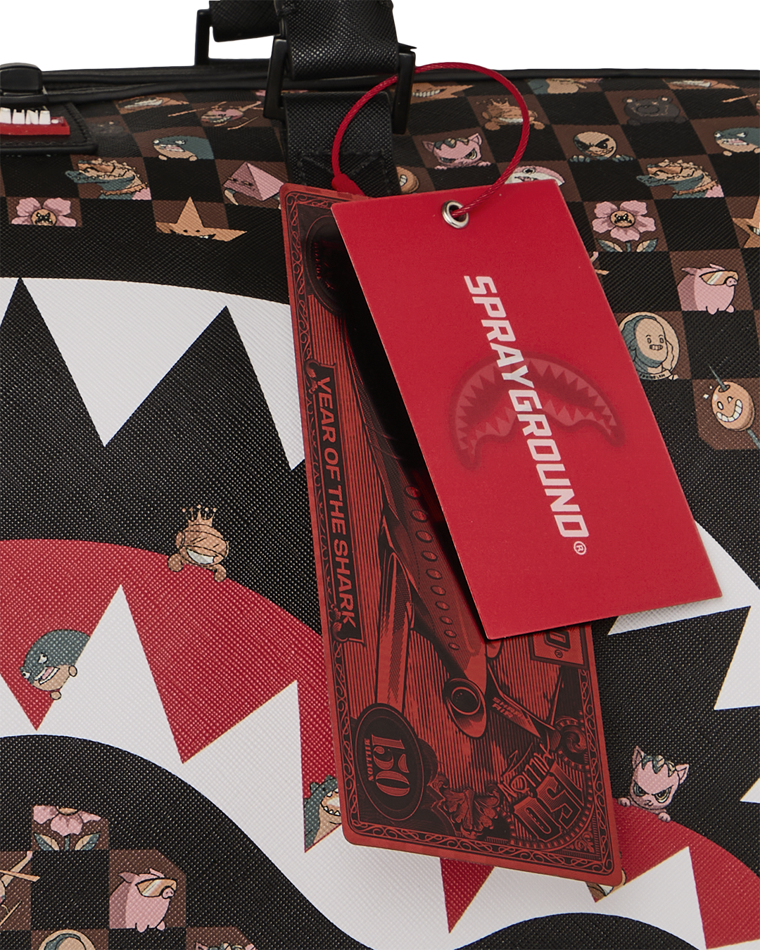 SPRAYGROUND® DUFFLE PEEKING CHARACTERS REMIX DUFFLE