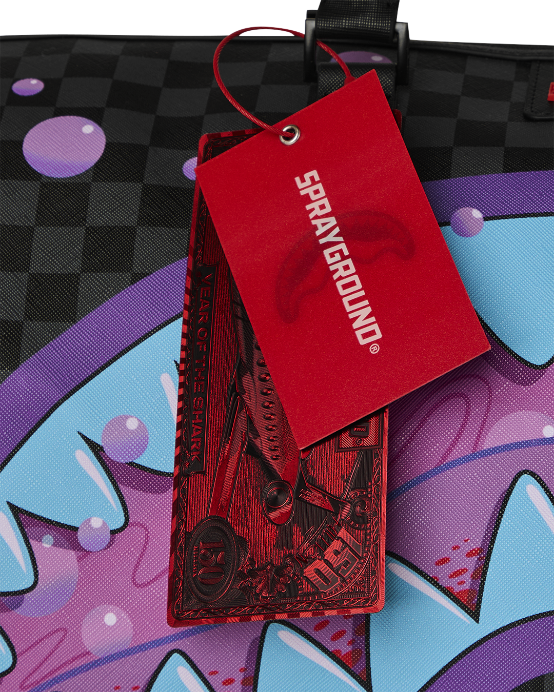 SPRAYGROUND® DUFFLE PURPLE SLIME TAKEOVER DUFFLE