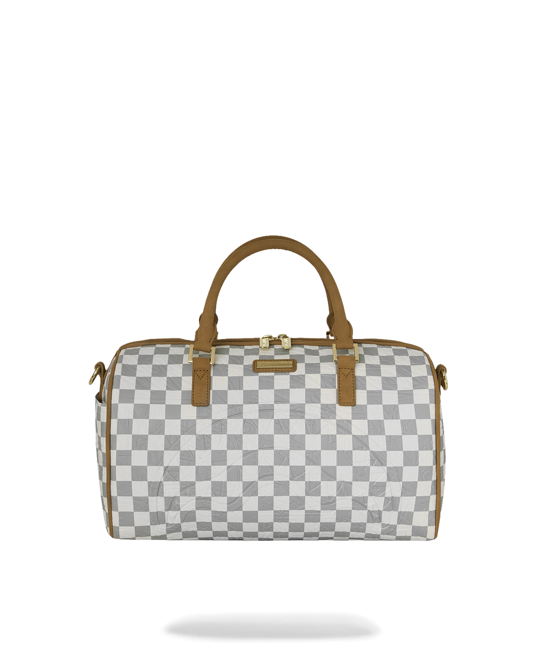 SPRAYGROUND® DUFFLE GRAFF EMBOSSED CREAM CHECK MINI DUFFLE