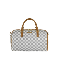 SPRAYGROUND® DUFFLE GRAFF EMBOSSED CREAM CHECK MINI DUFFLE