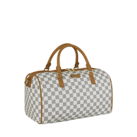SPRAYGROUND® DUFFLE GRAFF EMBOSSED CREAM CHECK MINI DUFFLE