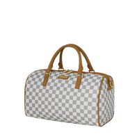 SPRAYGROUND® DUFFLE GRAFF EMBOSSED CREAM CHECK MINI DUFFLE