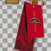 SPRAYGROUND® DUFFLE GRAFF EMBOSSED CREAM CHECK MINI DUFFLE