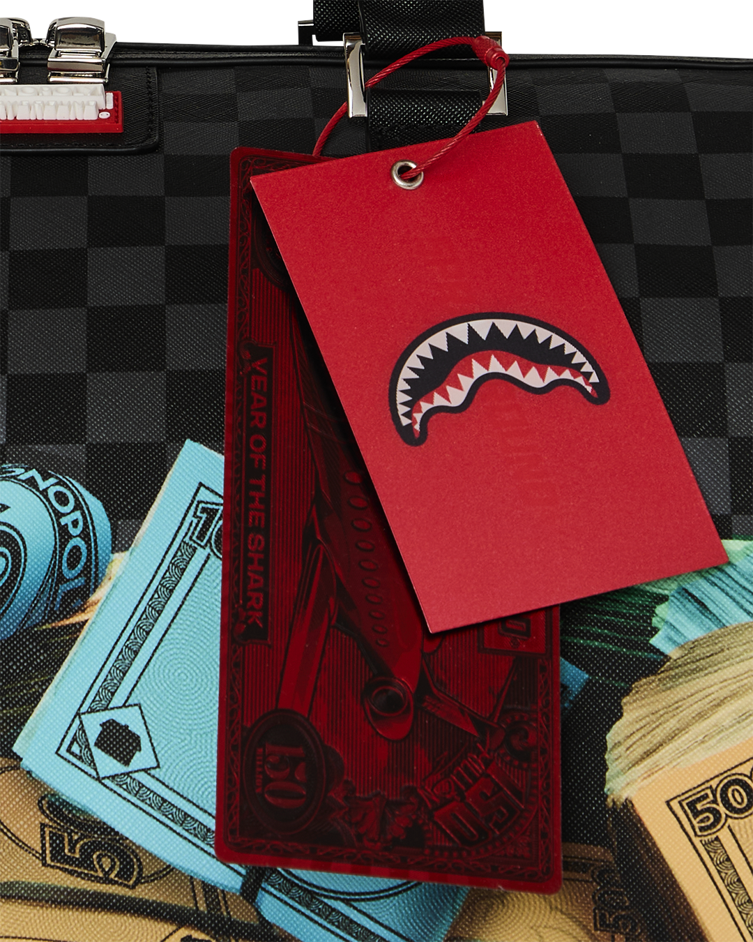 SPRAYGROUND® DUFFLE MONOPOLY MONEY STACKS DUFFLE