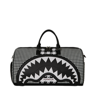 SPRAYGROUND® DUFFLE PORSCHE MIXED PEPITA SHARK COLLAB LARGE DUFFLE - LIMITED EDITION