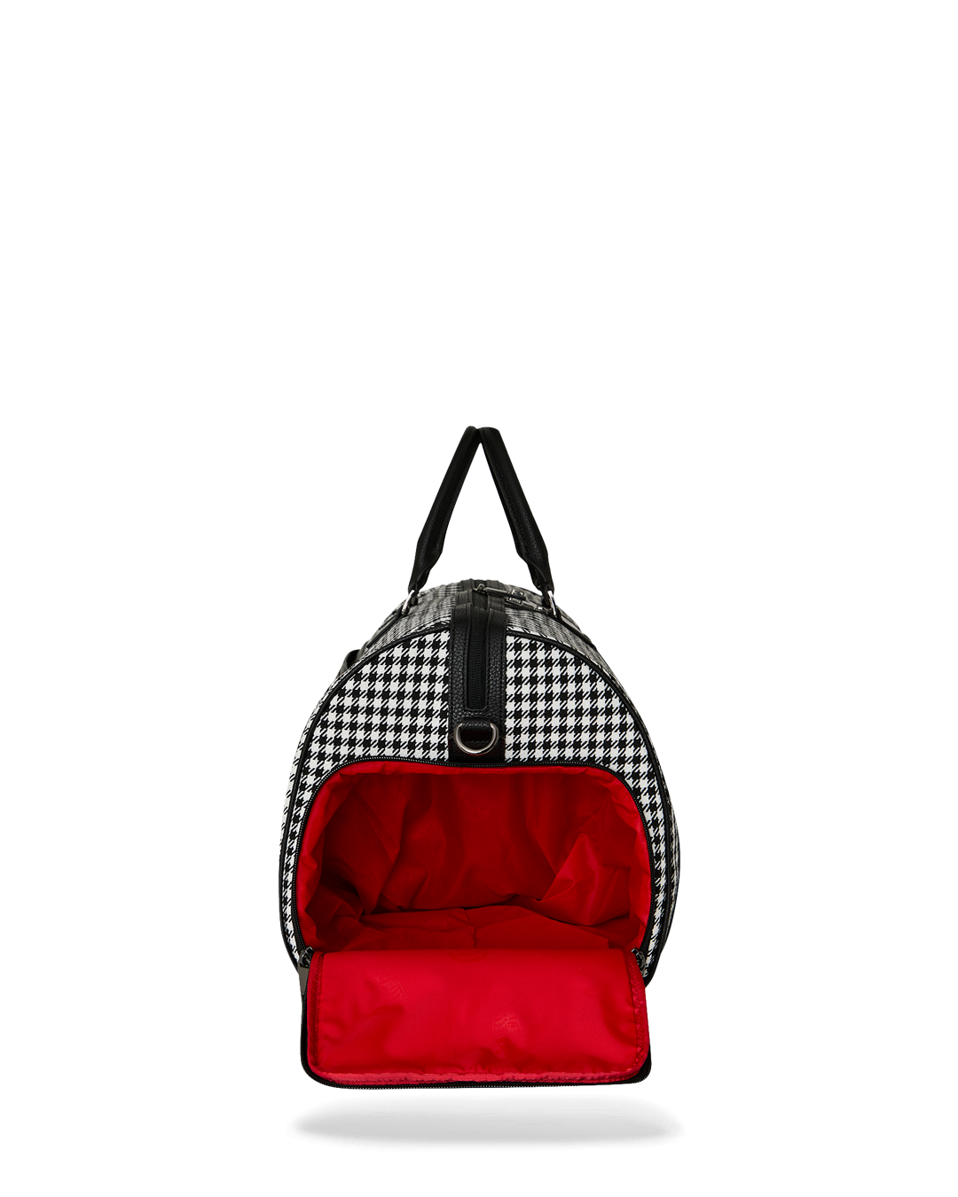 SPRAYGROUND® DUFFLE PORSCHE MIXED PEPITA SHARK COLLAB LARGE DUFFLE - LIMITED EDITION