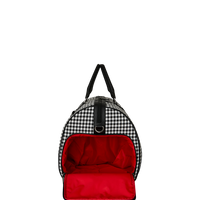 SPRAYGROUND® DUFFLE PORSCHE MIXED PEPITA SHARK COLLAB LARGE DUFFLE - LIMITED EDITION