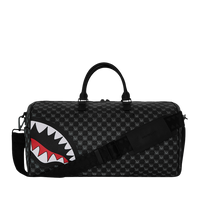 SPRAYGROUND® DUFFLE SHARKS IN PARIS WTF BUBBLY BLACK CHECK DUFFLE