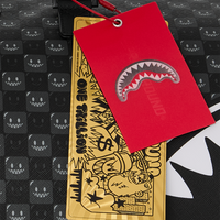 SPRAYGROUND® DUFFLE SHARKS IN PARIS WTF BUBBLY BLACK CHECK DUFFLE