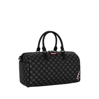 SPRAYGROUND® MINI DUFFLE SHARKS IN PARIS WTF BUBBLY BLACK CHECK MINI DUFFLE