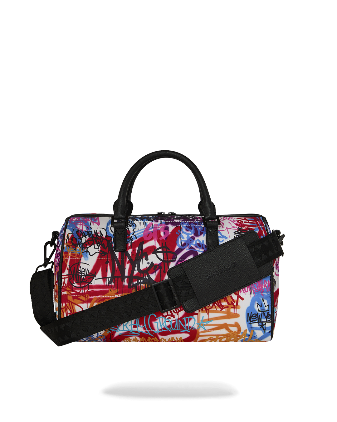 SPRAYGROUND® MINI DUFFLE TAGGED UP PUFFER MINI DUFFLE
