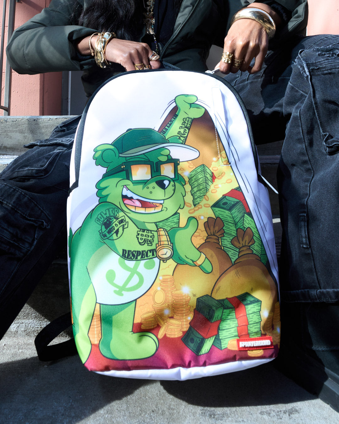 SPRAYGROUND® BACKPACK MONEYBEAR STASH BACKPACK