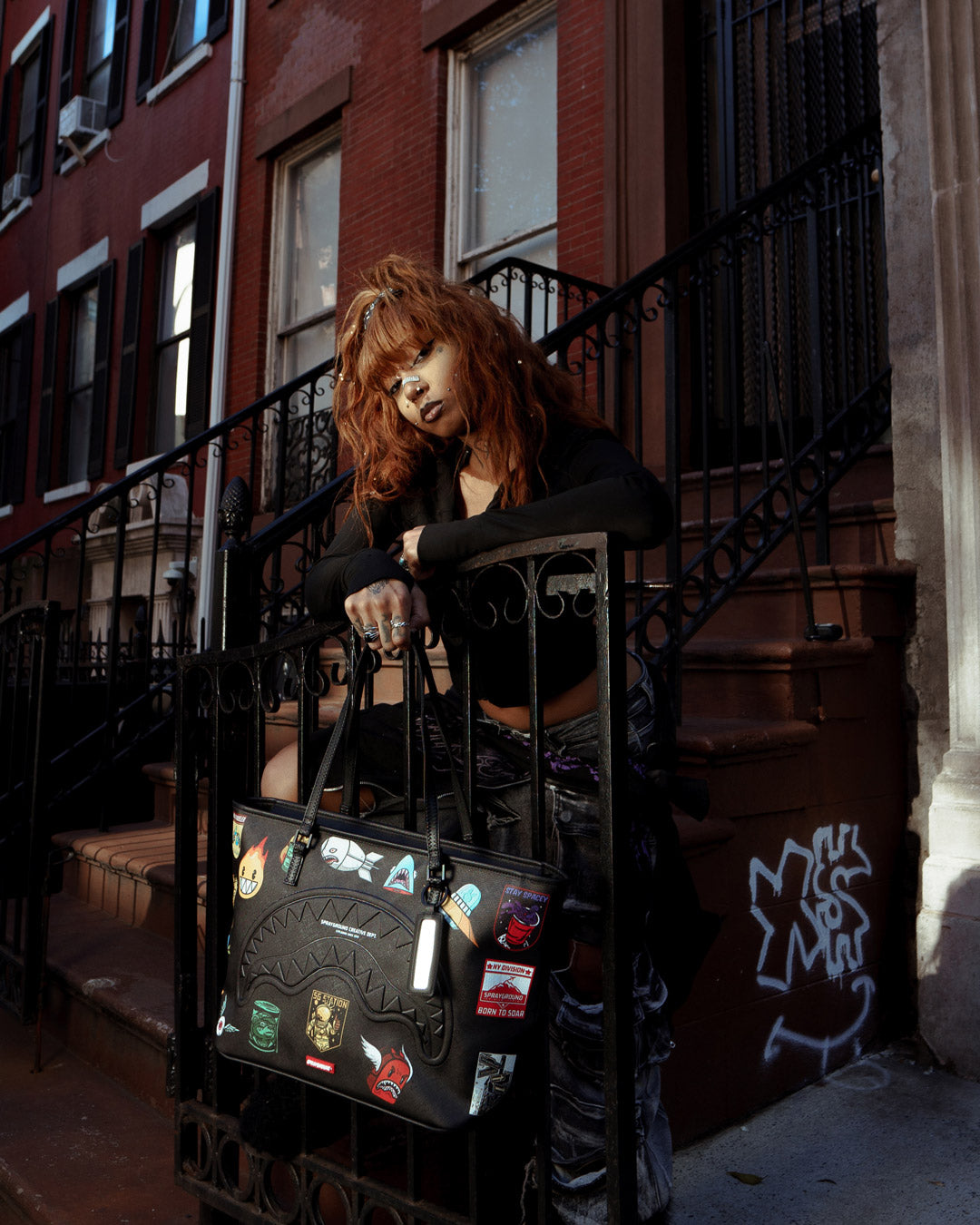 SPRAYGROUND® TOTE CARGO PATCHES TOTE