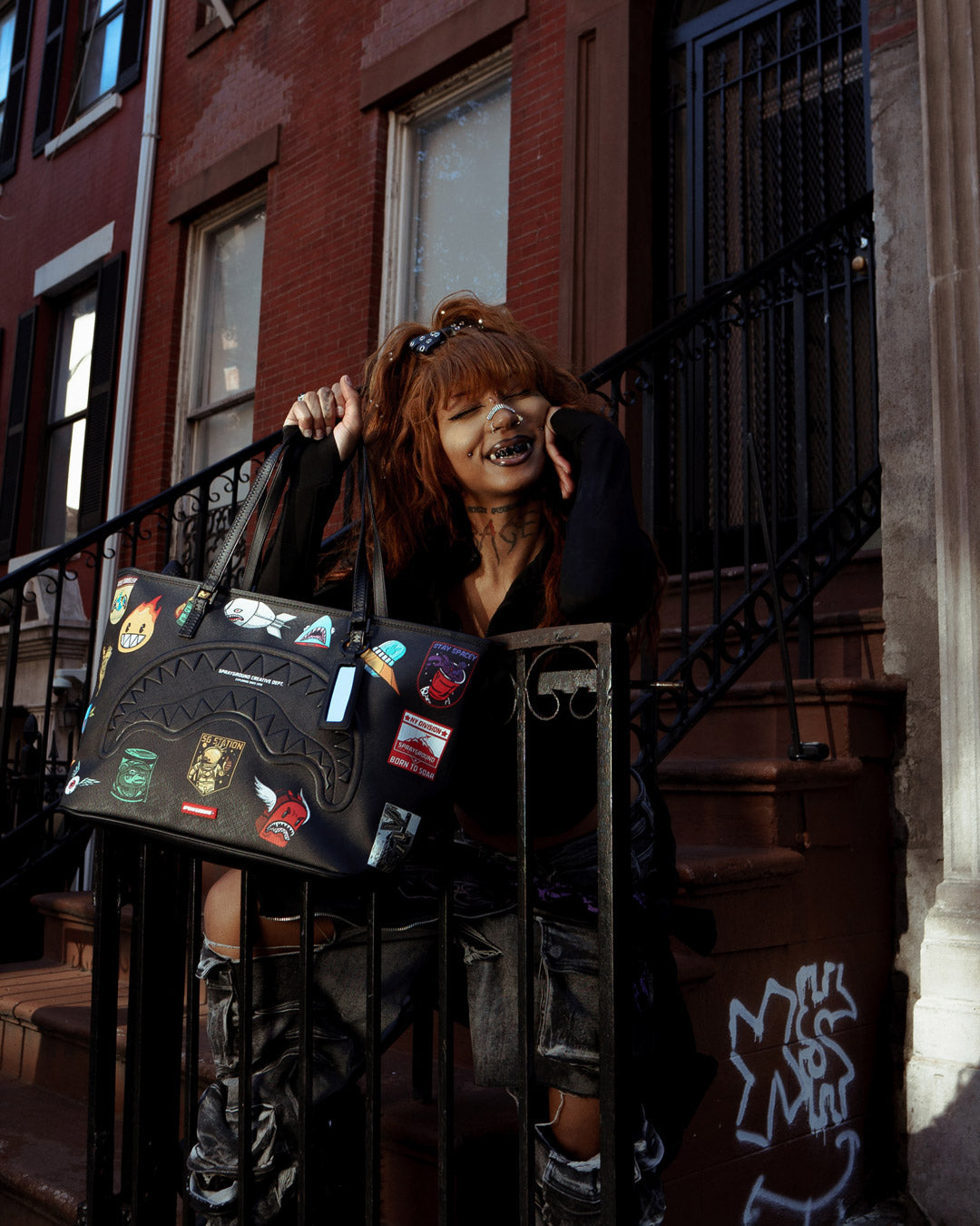 SPRAYGROUND® TOTE CARGO PATCHES TOTE