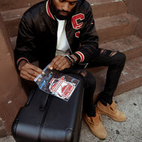 SPRAYGROUND® LUGGAGE CARGO PATCHES SHARKITECTURE FULL-SIZE LUGGAGE