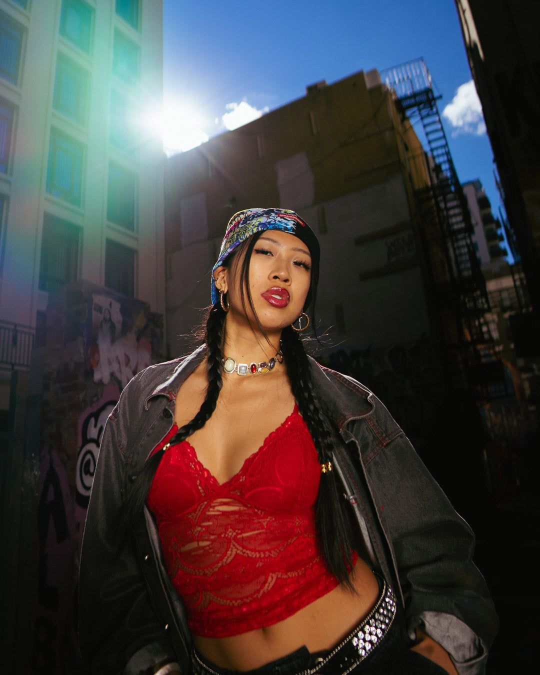 SPRAYGROUND® HAT SPLIT KNIT GRAFF BEANIE