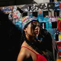 SPRAYGROUND® HAT SPLIT KNIT GRAFF BEANIE