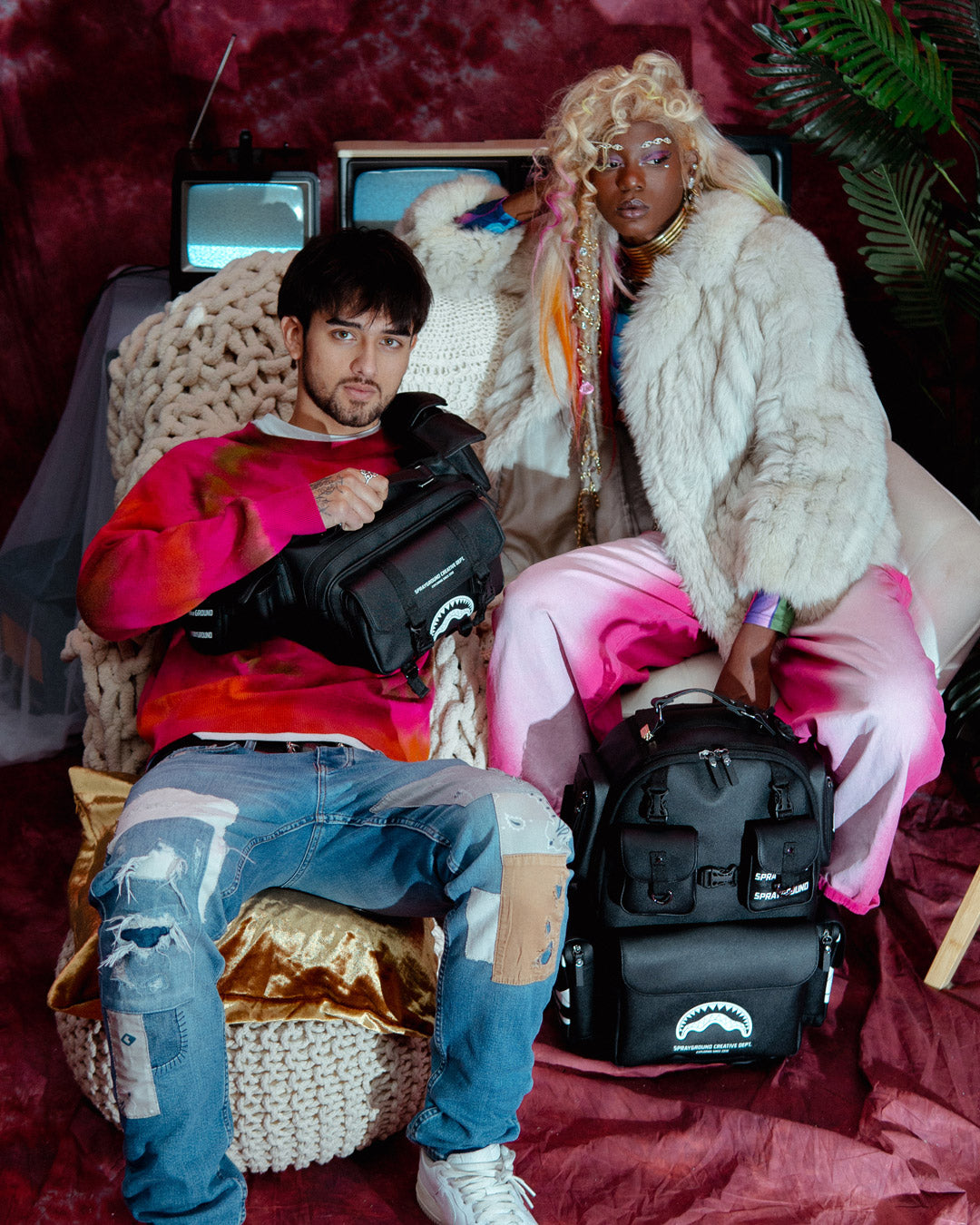 SPRAYGROUND® BACKPACK MIDNIGHT OSAKA PAYLOAD CARGO BACKPACK