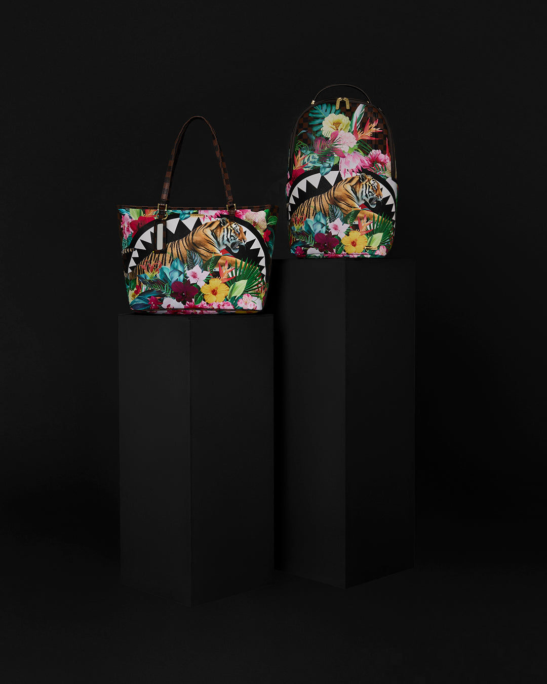 SPRAYGROUND® Custom Bundle FLOWERING JUNGLE SHARK 2 BUNDLE (2 PCS)