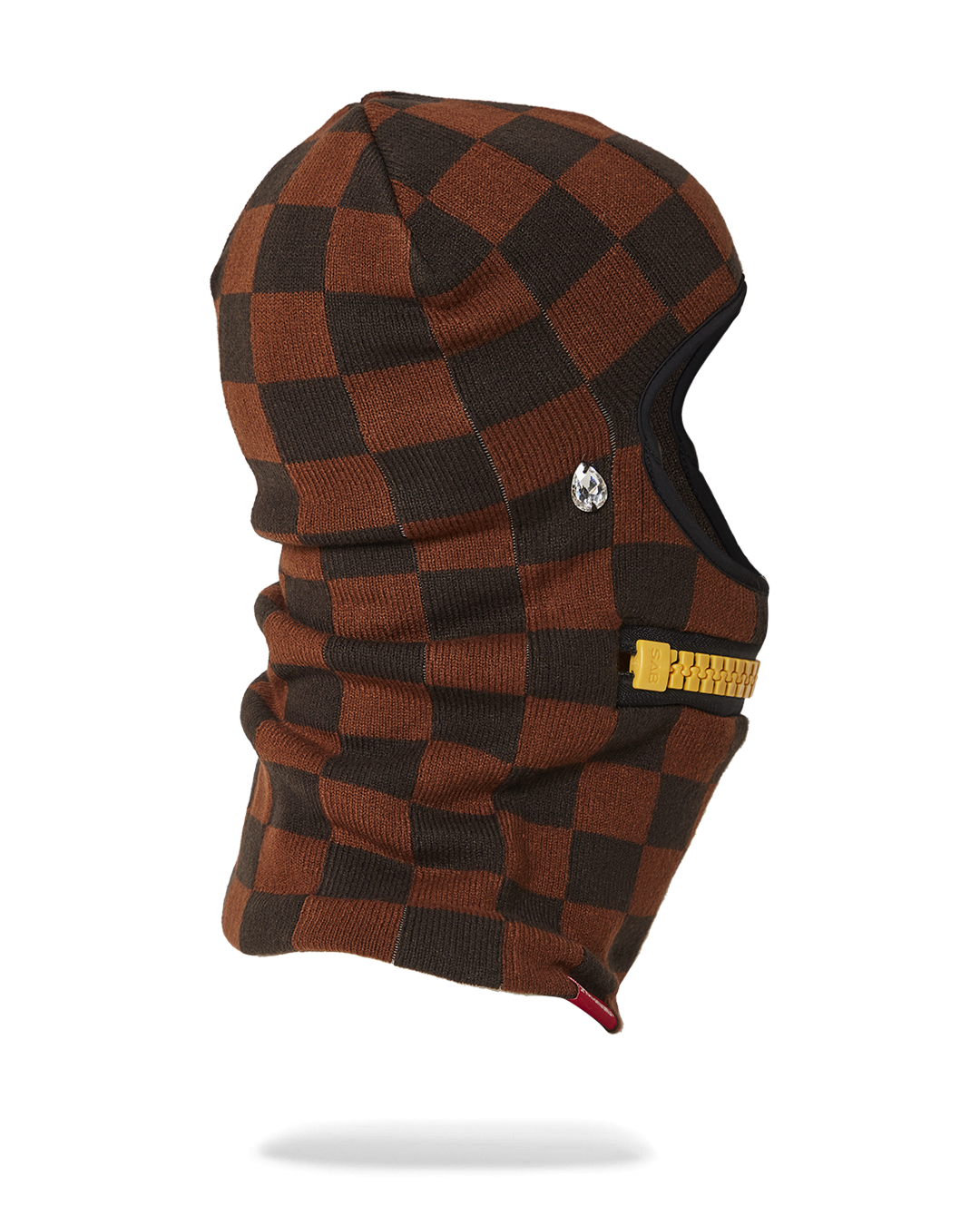 SPRAYGROUND® SKI MASK GOLD ZIPPER MOUTH SKI MASK